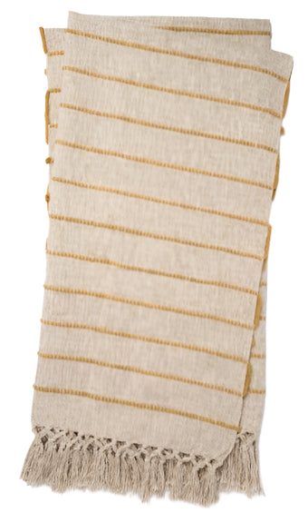 Cade Throw | Natural Gold