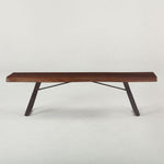 Live Edge Dining Bench 80”