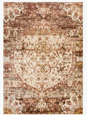 Anastasia Rust | Ivory Rug 8X11