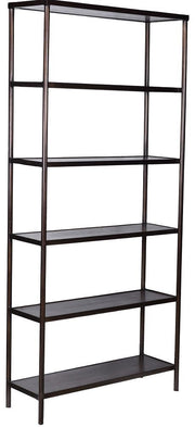 Zane 5 Shelf Bookcase BRZ