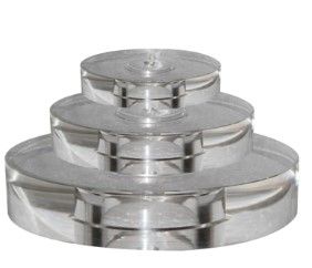 Crystal Round Base 6"
