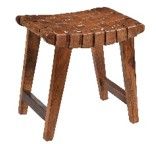 Keenan Leather Stool