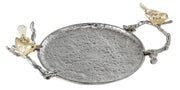 Alana Tray w/Birds on Handles 14”