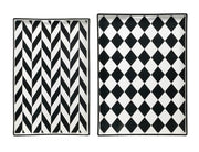 Howard Tray | White w/Black