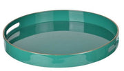 Mimosa Round Tray | Turquoise