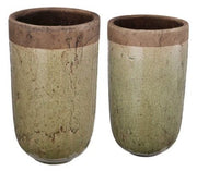 Two-Tone Earthen Vase LG