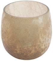 Distressed Iridescent Frosted Tealight Holder