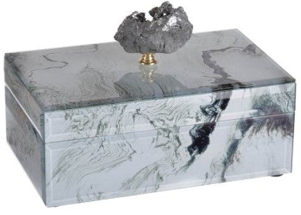 Aurora Box | White Swirl
