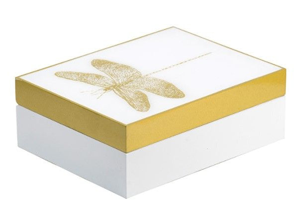 Dragonfly Box | Gold Accent