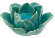 Artichoke Tealight Candle Holder | Blue