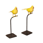 Decorative Bird Purched on Iron Stand