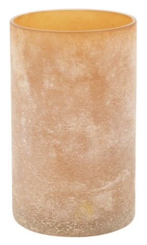 Amber Glass Votive Holder