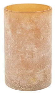 Amber Glass Votive Holder