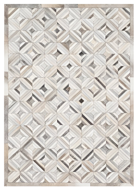 Promenade Ivory | Grey Rug 8X10