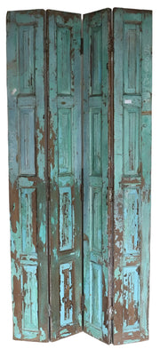 Old Wooden Screen | Turquoise