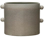 Stoneware Glaze Planter | Cream