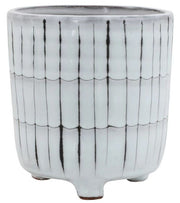 Black & White Footed Planter