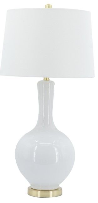 Carla Lamp | Glossy White