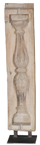 Wood Brick Mould on Iron Stand