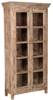 Wood & Glass Cabinet | Sun Finish