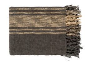 Throw | Charcoal / Beige