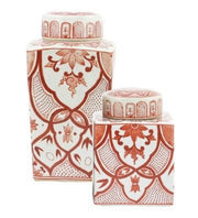 Cinnamon Lidded Jar SM | Red