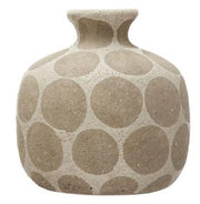 Terracotta Vase | White Cement