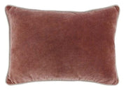 Heirloom Auburn Velvet Kidney Pillow