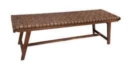 Keenan Leather Bench