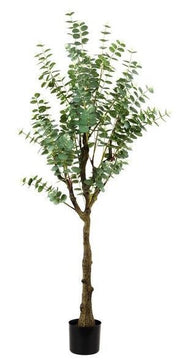Faux Eucalyptus Potted Tree