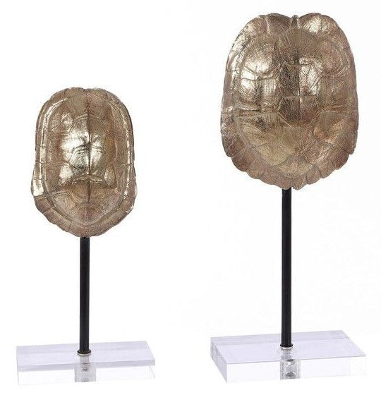 Eris Large Gold Turtle Shell Table Decor