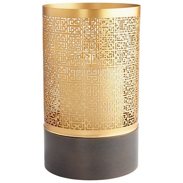 Large A-Mazing Round Candleholder